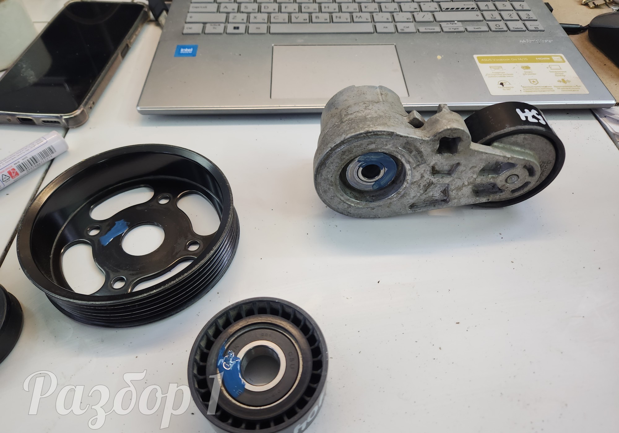 Ролик-натяжитель для Jac T9 (с 2023)