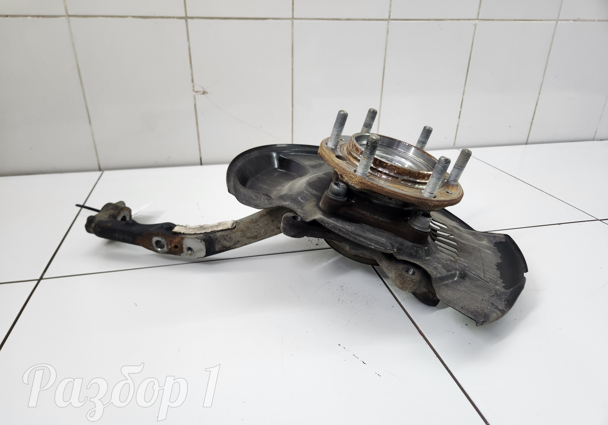 Кулак поворотный передний правый + ступица для Jac T9 (с 2023)