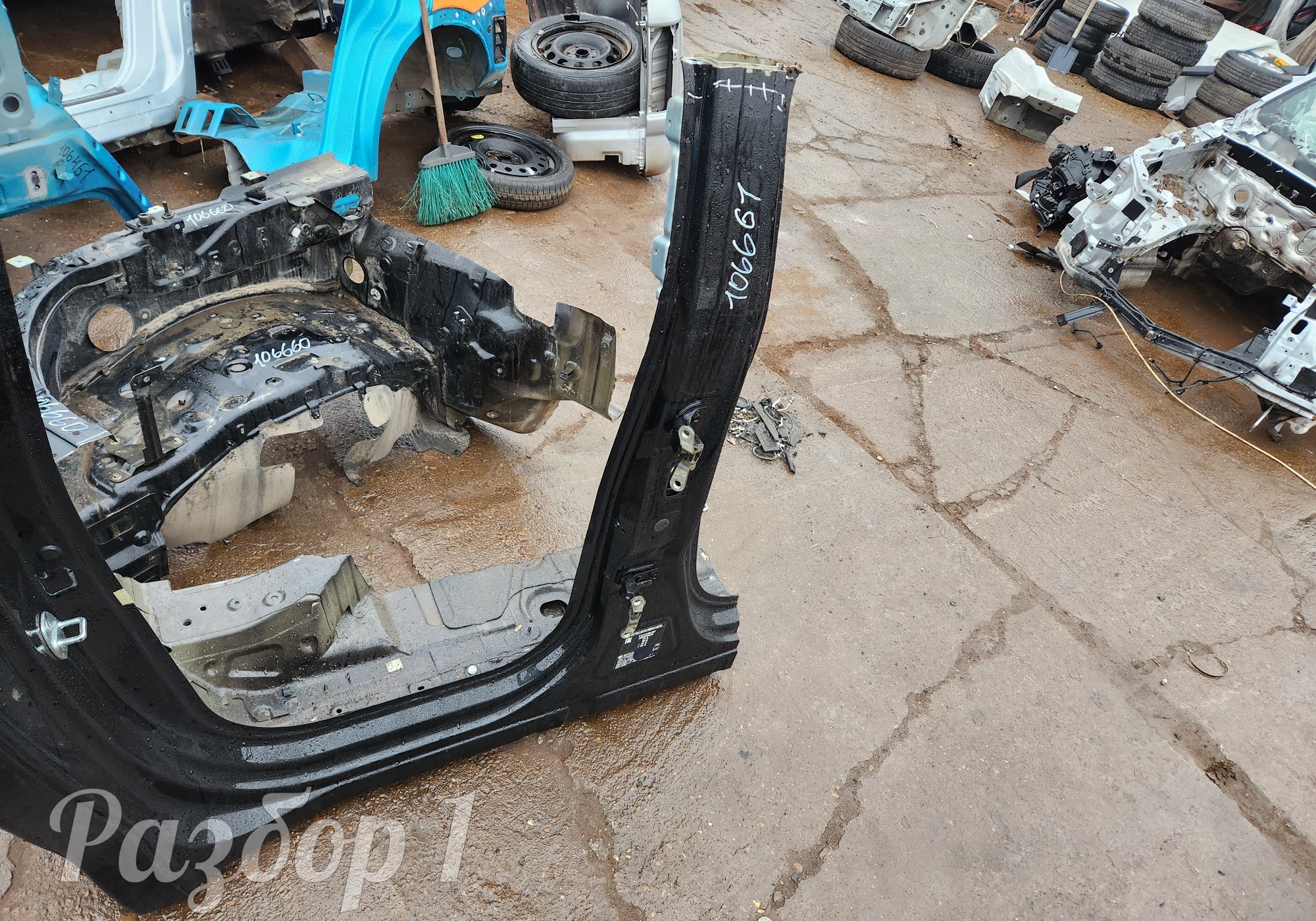 Порог порог с центральной стойкой для Great Wall Poer (с 2019)