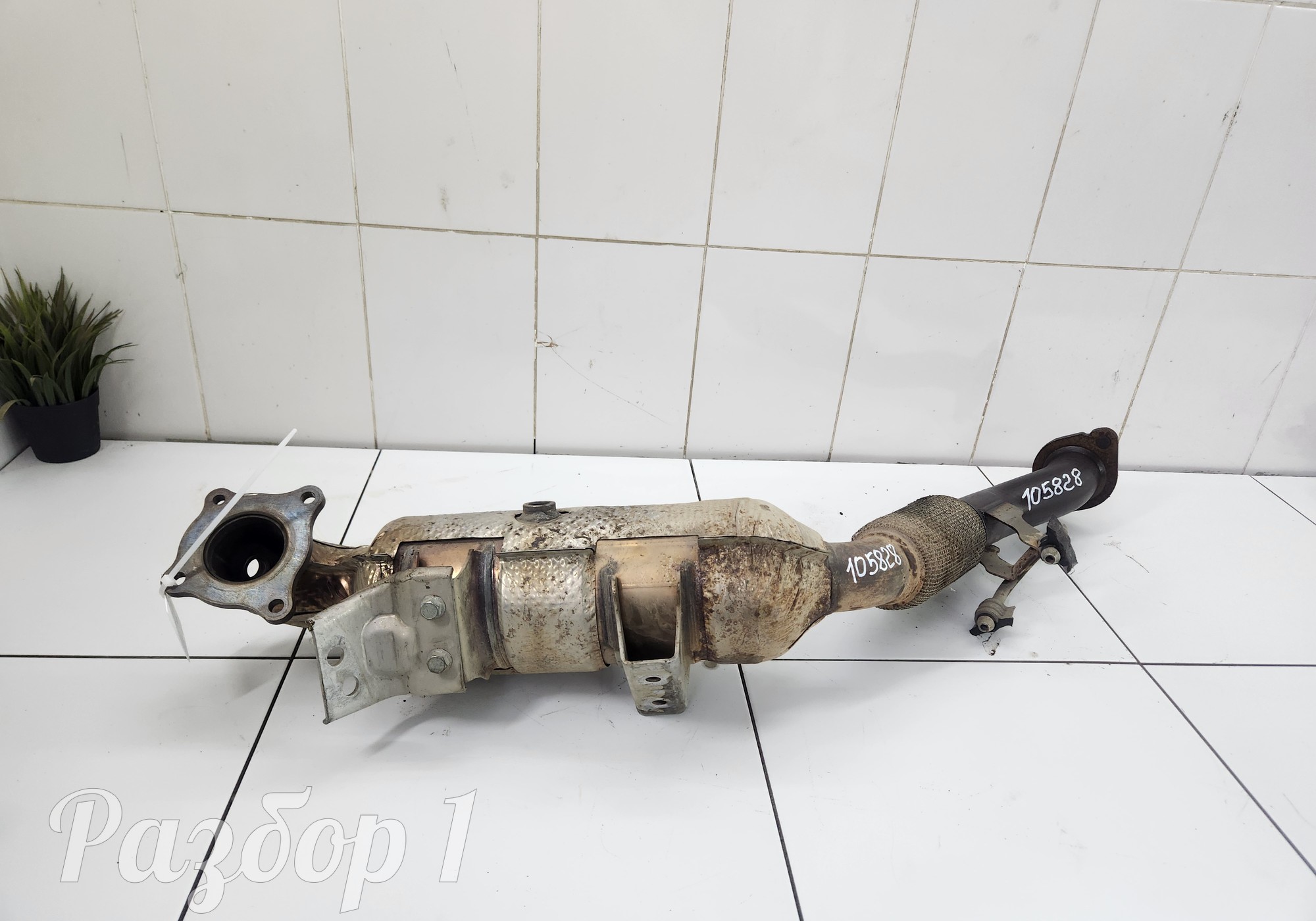 Гофра глушителя + катализатор для Faw Bestune B70 (с 2020)