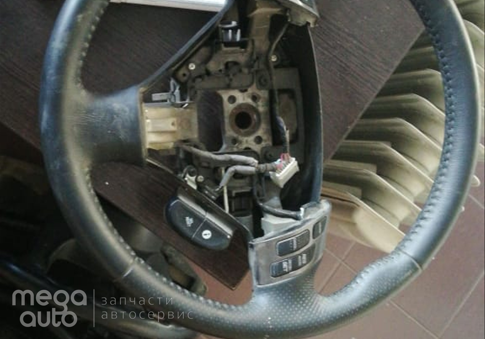 Рулевое колесо без подуки безопасности мазда гш КОЖА для Mazda 6 II (с 2008 по 2013)