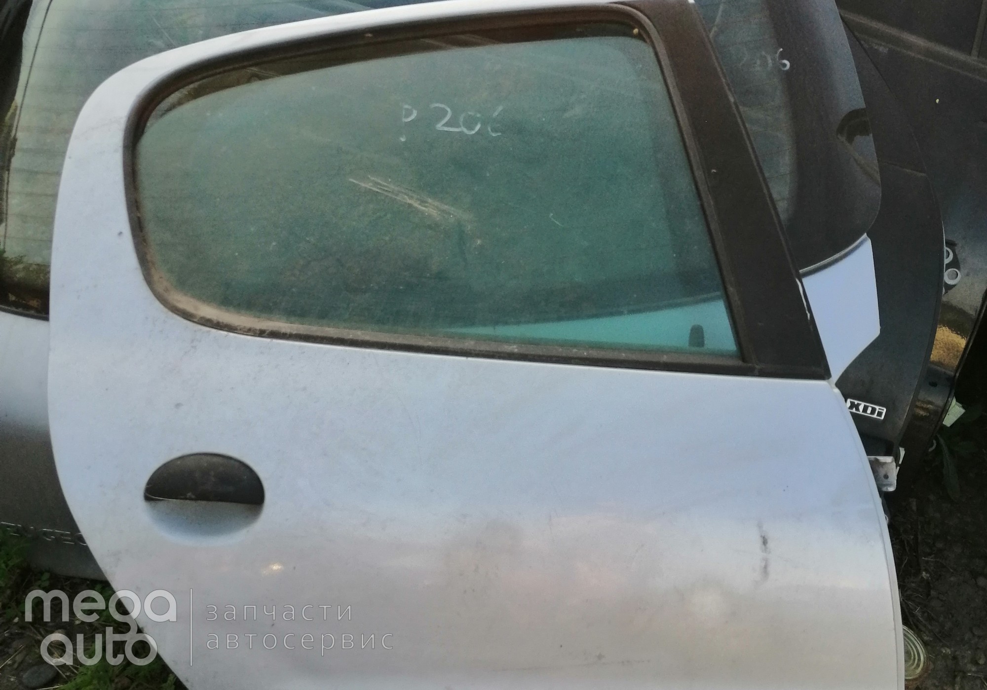 Дверь задняя правая пежо 206 для Peugeot 206 (с 1998)