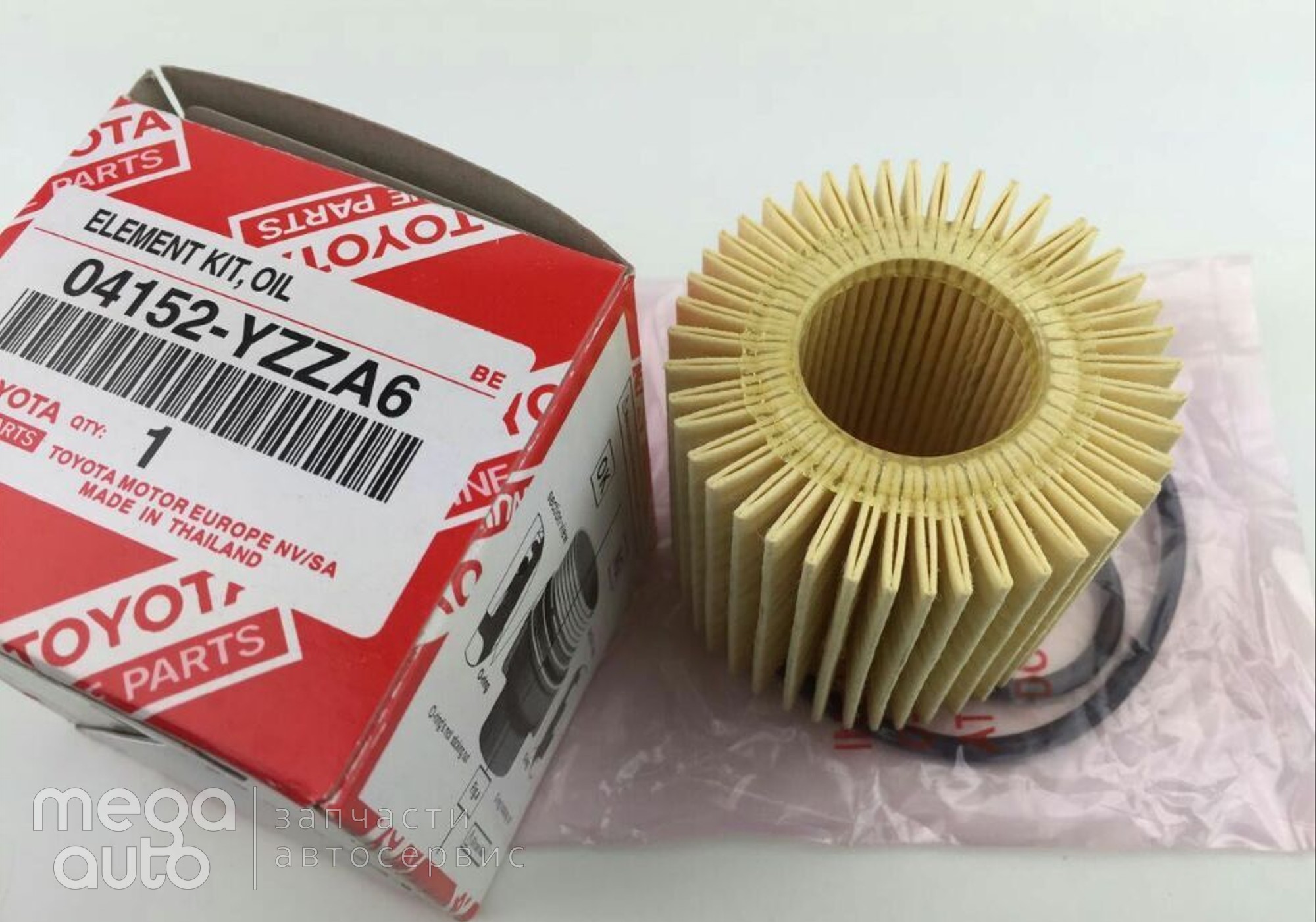 04152YZZA6 Масляный фильтр лексус, субари, тоета для Toyota Vitz XP90 (с 2005 по 2010)