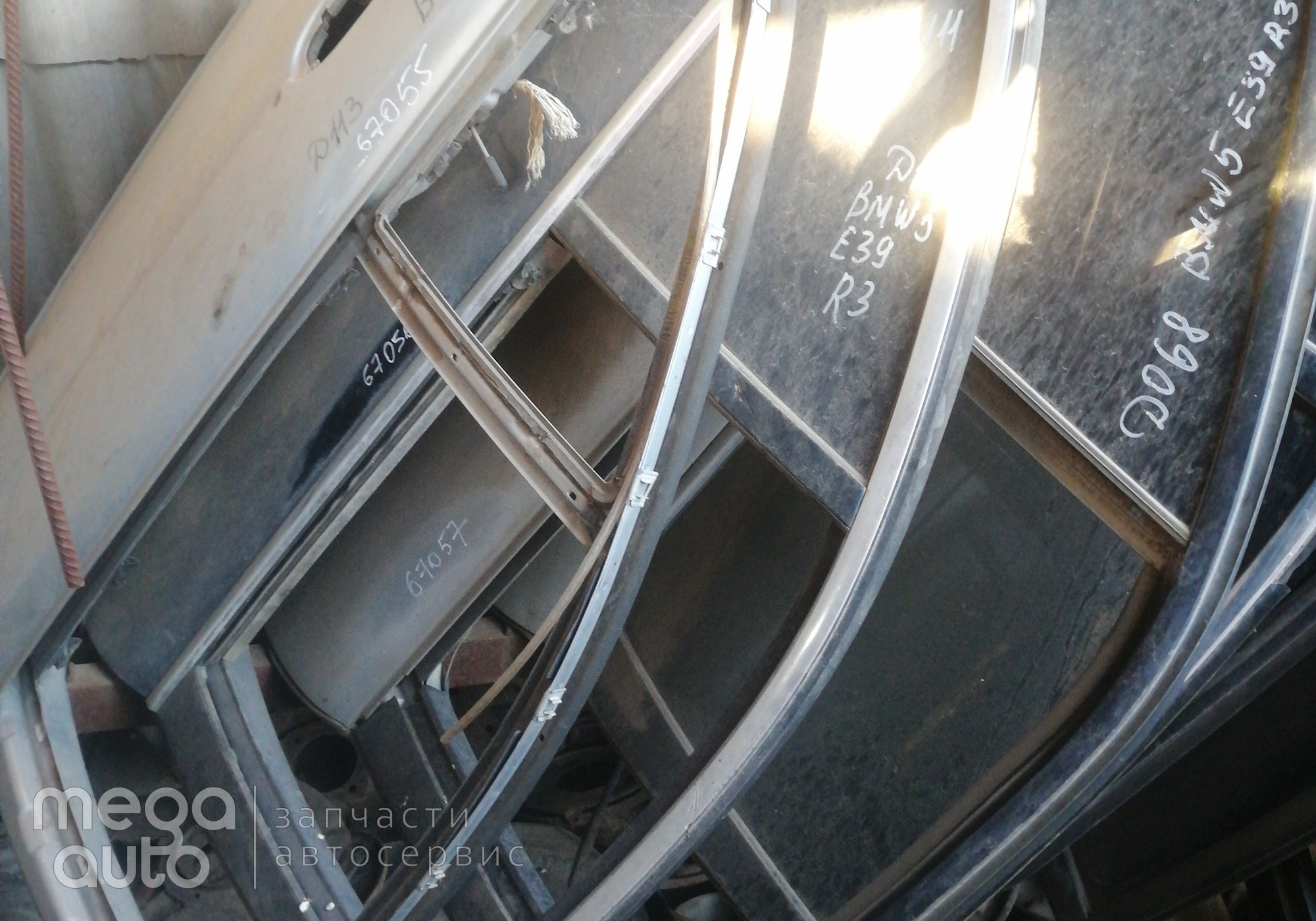 230. Дверь задняя правая бмв 5 Е39 серебро для BMW 5 E39 (с 1995 по 2003)