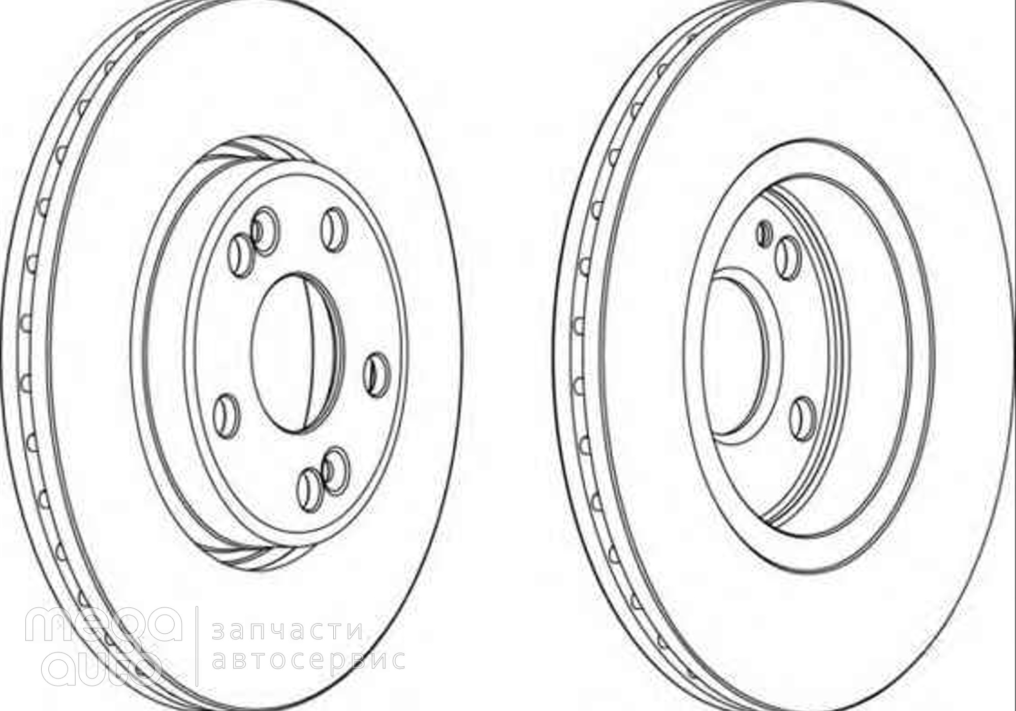 7703004176 Диск тормозной передний (не вентилируемый) рено для Renault Clio