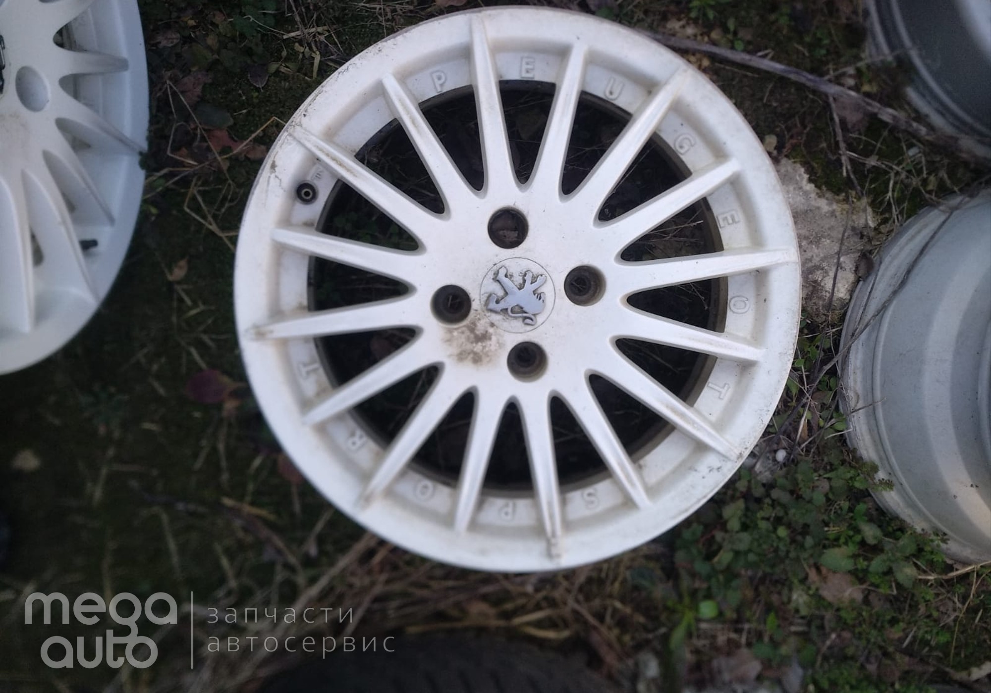 Диск колесный легкосплавный 6.5J*16CH4*28 (белый)Пежо 308/ Ситроен С4 для Peugeot 308 I (с 2007 по 2015)