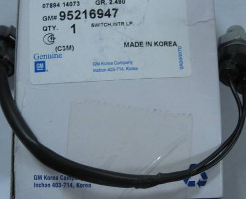 95216947 Датчик включения заднего хода део для Chevrolet Spark III (с 2010 по 2015)