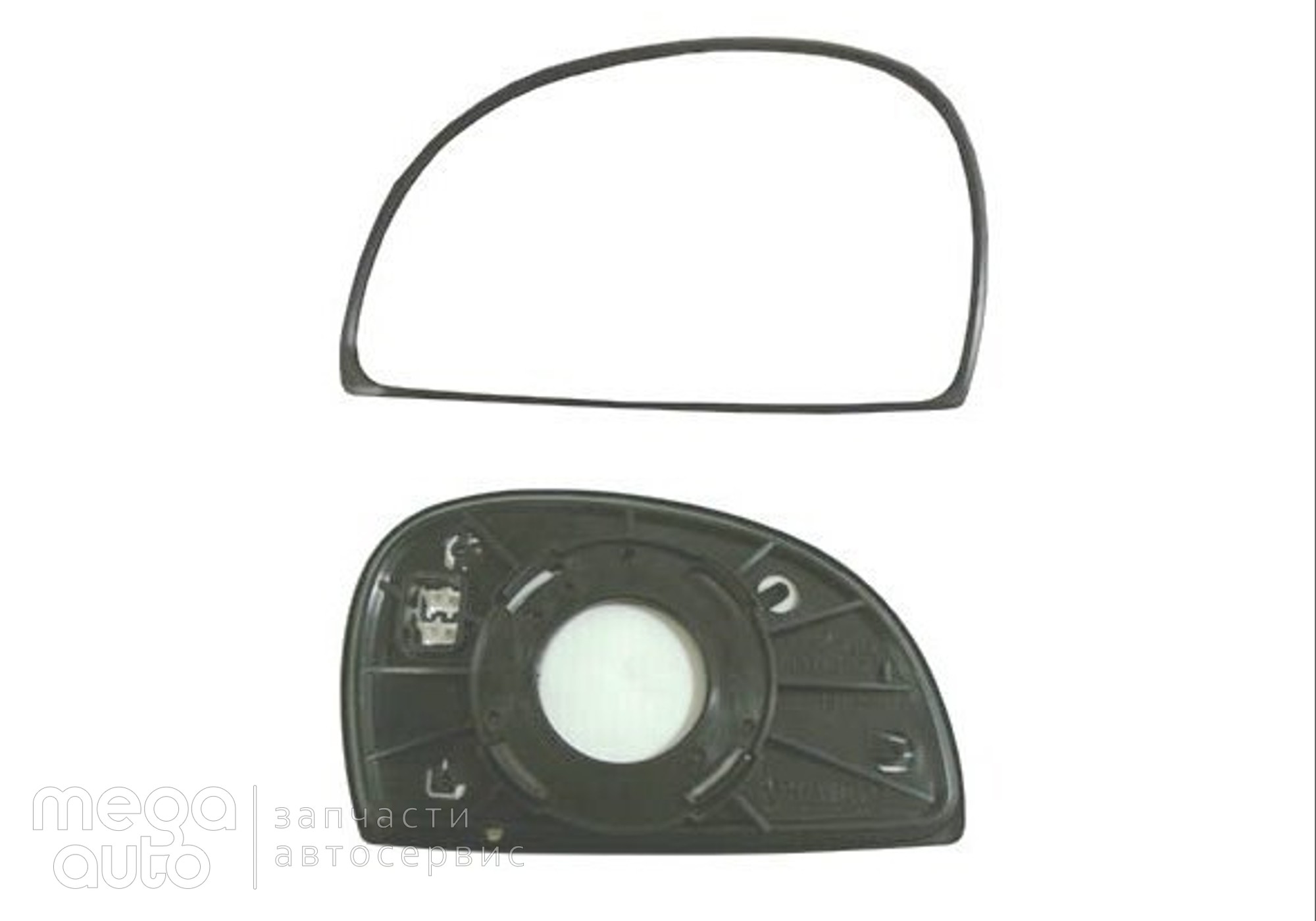 8761125750 Зеркальный элемент левый с обогревом АКЦЕНТ 2 , ВЕРНА 2 для Hyundai Verna I (с 2000 по 2005)