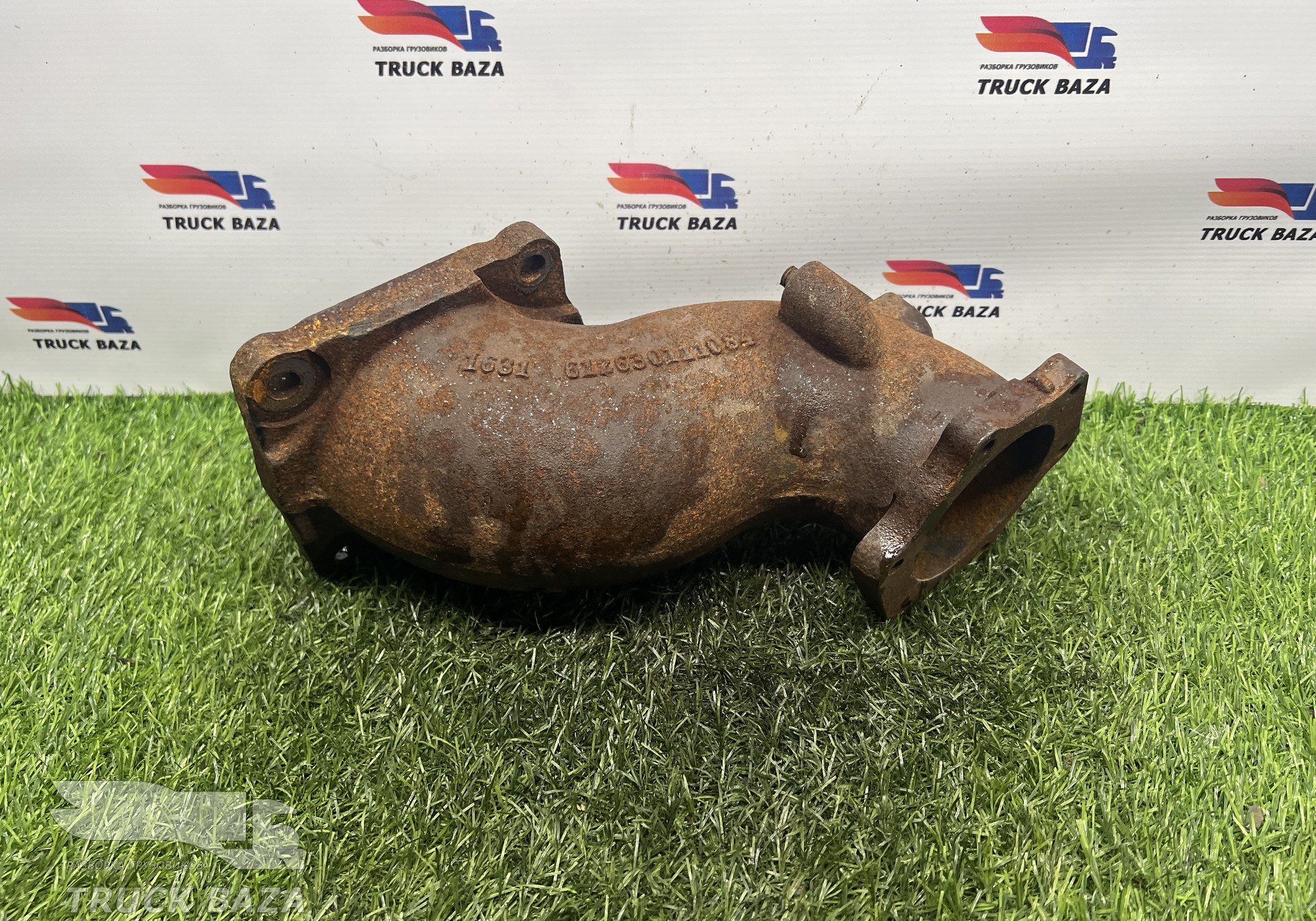 612630111084 Приемная труба глушителя для Shacman X3000 (с 2014)