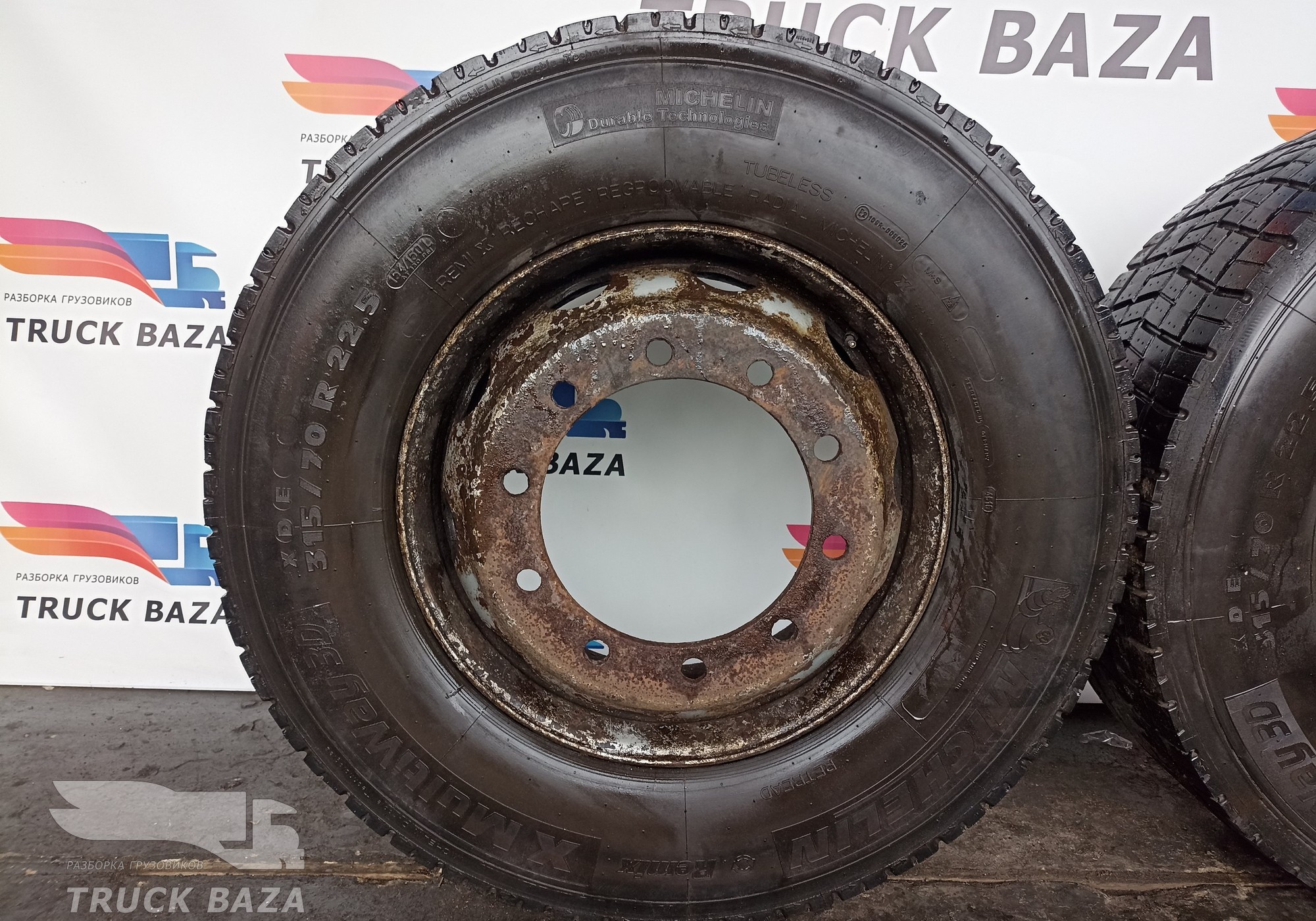 Шины MICHELIN 315/70 R22.5 для Разные Автомобили - купить б/у за 29000 р.