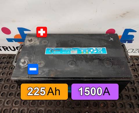 Аккумулятор FRANK 12V 225Ah 1500А для Полуприцепы Нефаз
