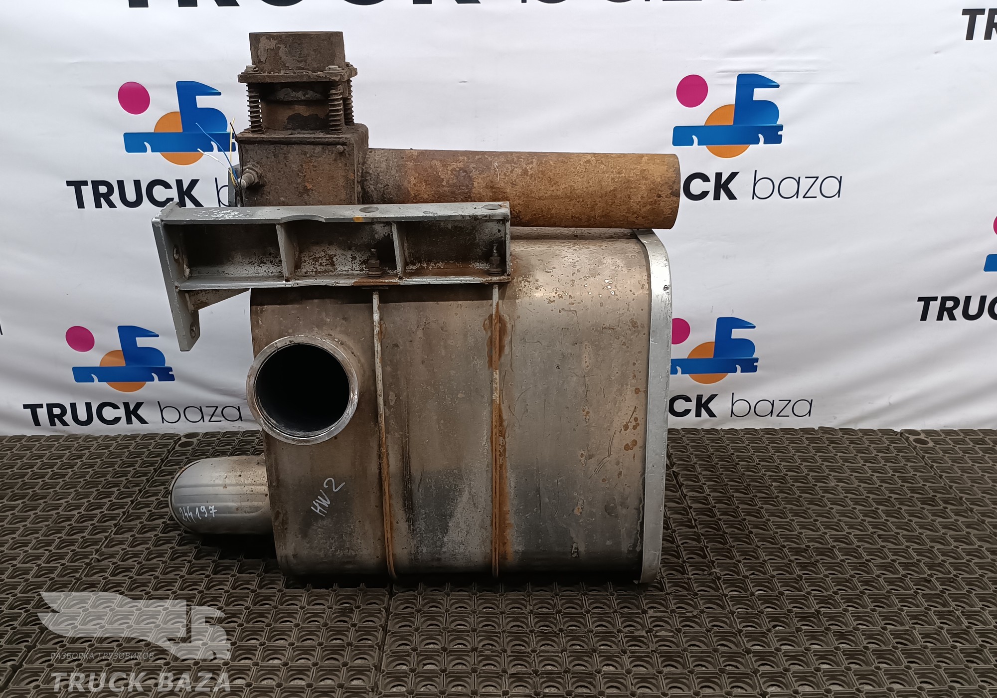 WG9725540260 Глушитель основной для Sinotruk Howo HW76