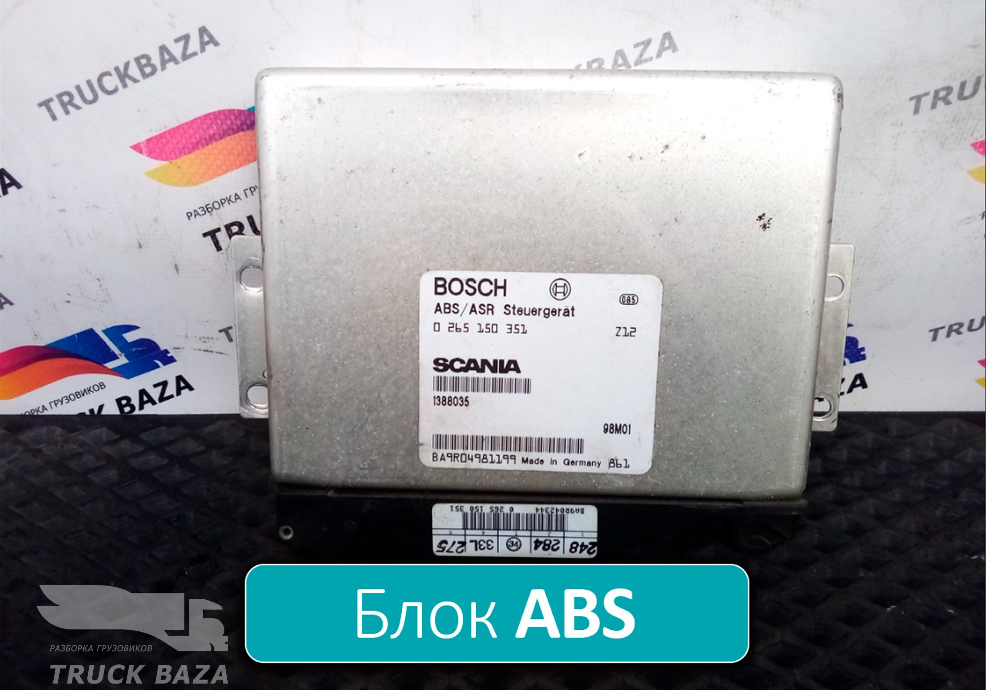 1388035 Блок управления ABS для Scania 4-series R (с 1995 по 2007)