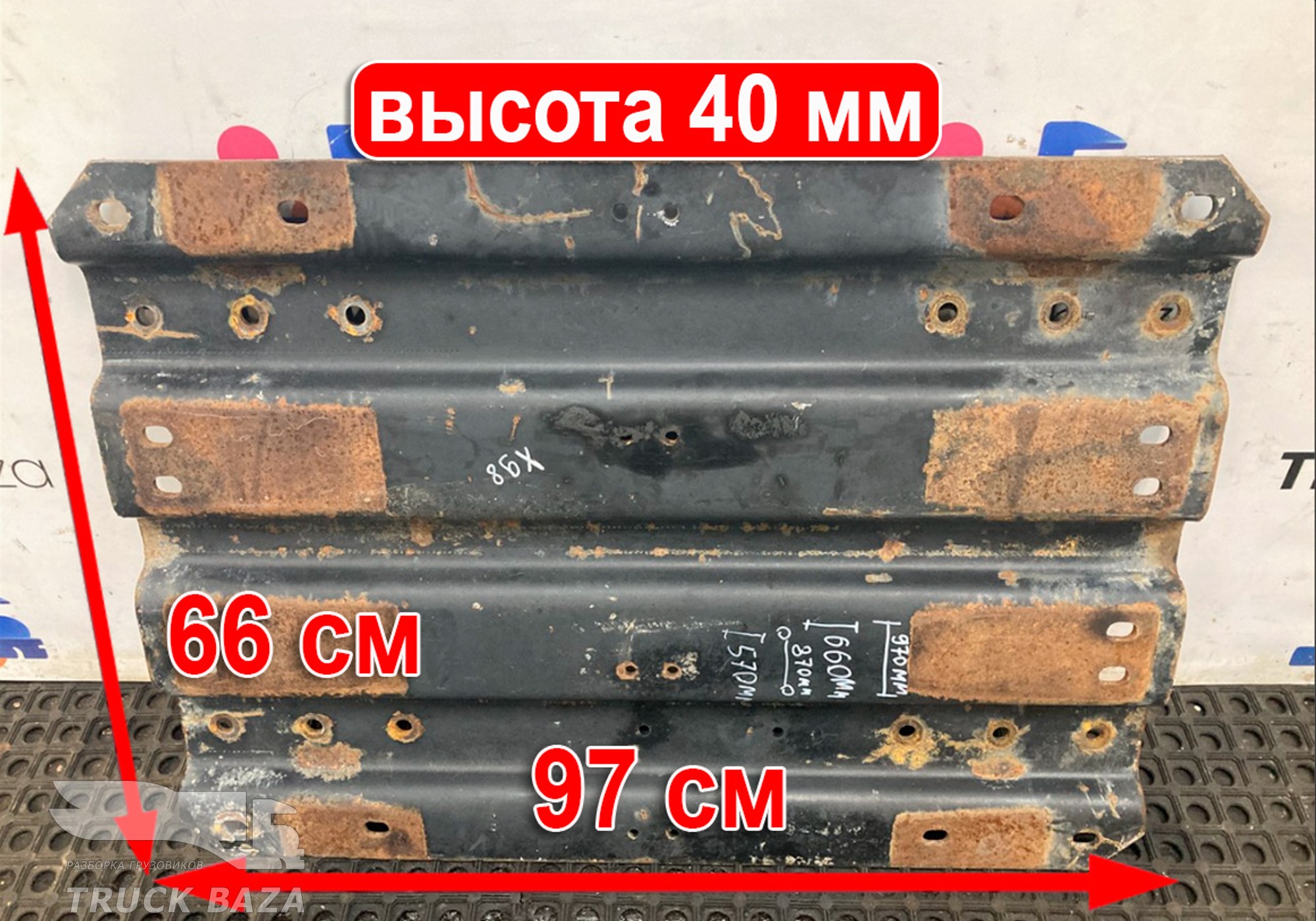 1977835 Плита седла 40 мм для Daf XF105 (с 2005)