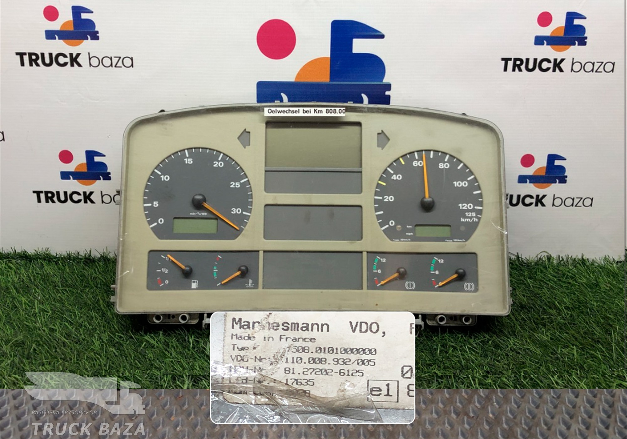 81272026125 Панель приборов для Man TGM