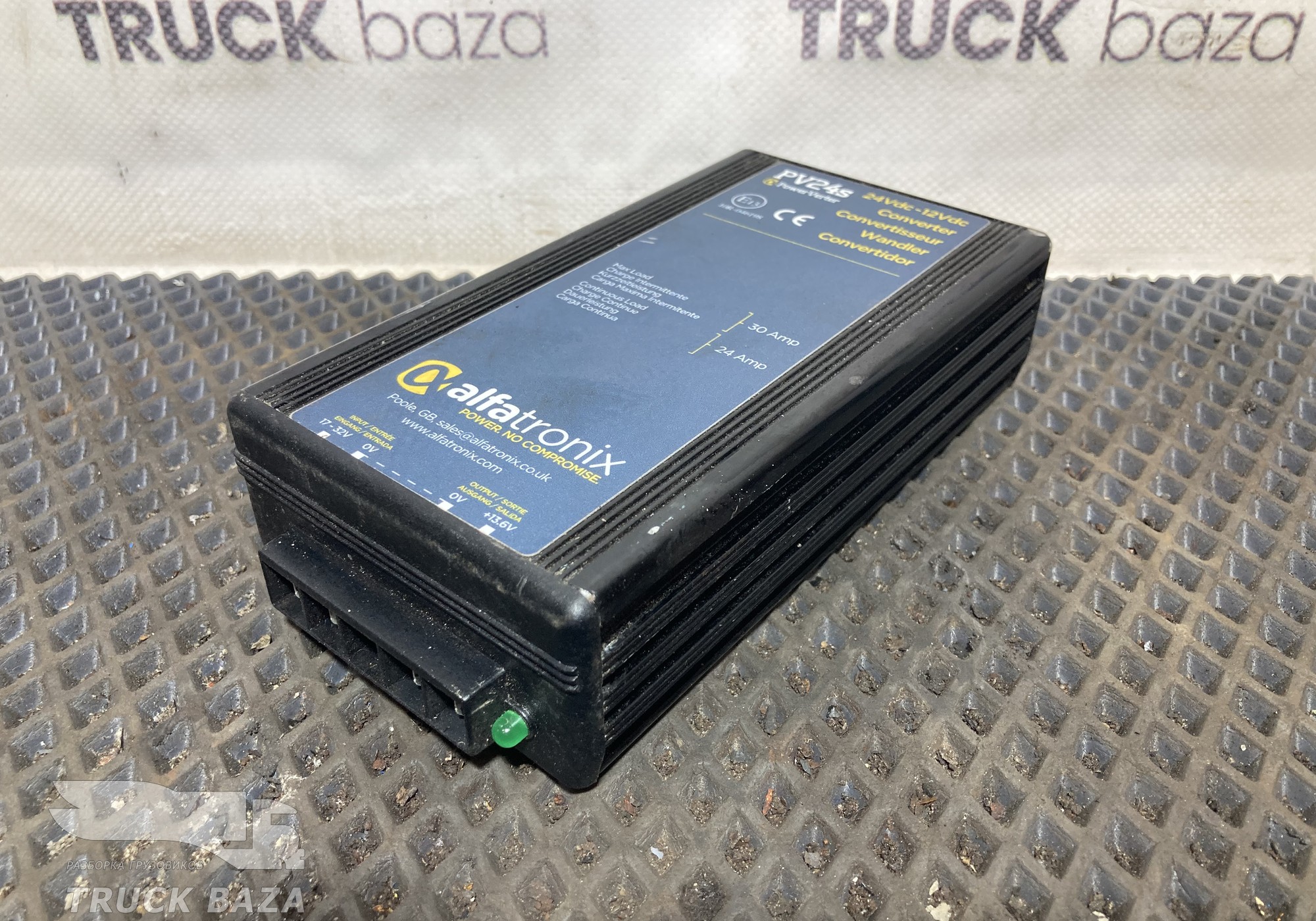 Импульсный преобразователь напряжения AlfaTRONIX PV24s 24/12В 24/30А для КАМАЗ 5490 (с 2013)