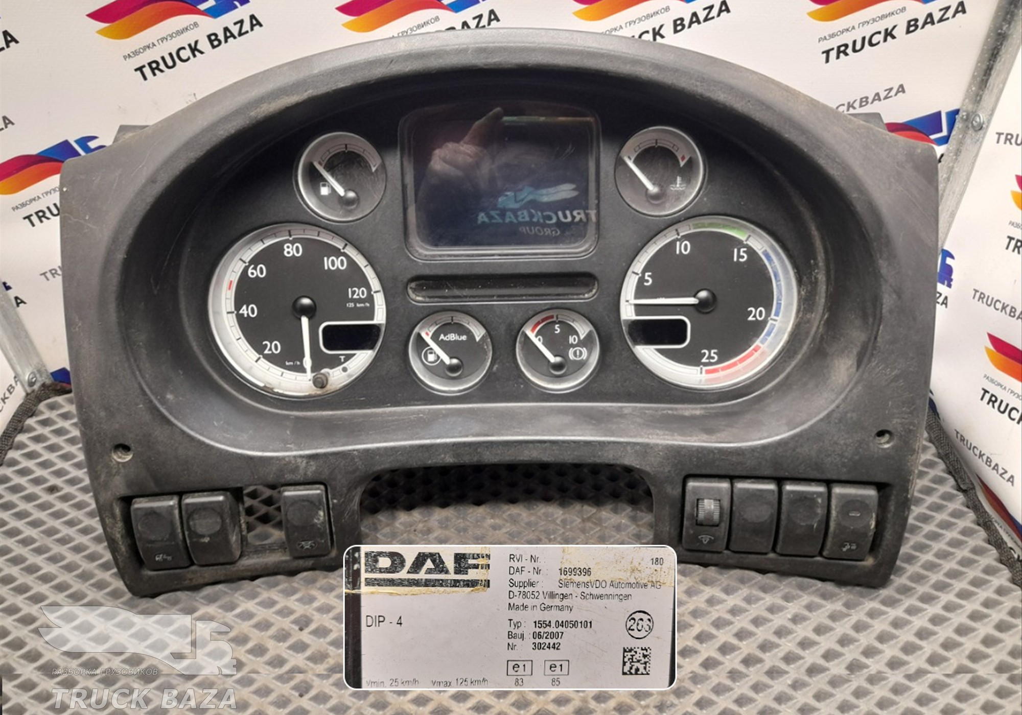 1699396 Комбинация приборов для Daf CF II (с 2006 по 2013)