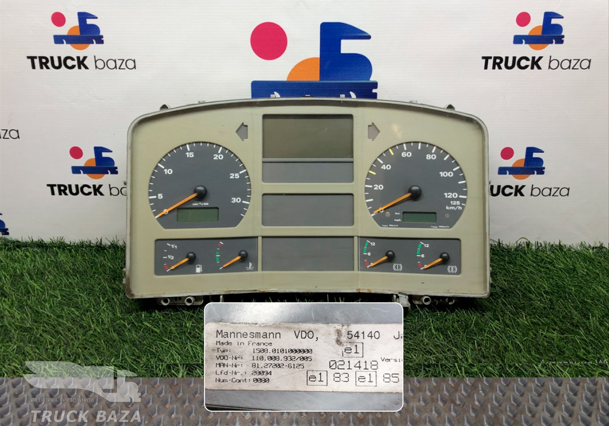 81272026125 Панель приборов для Man TGM
