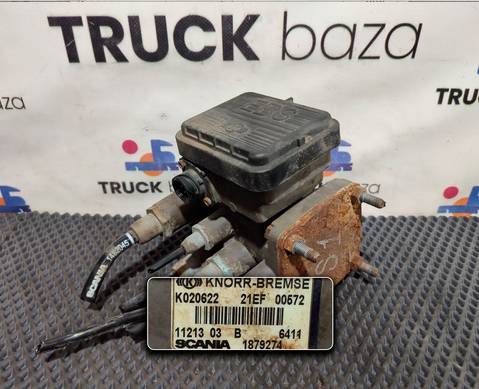 1879274 Кран управления тормозами прицепа для Scania