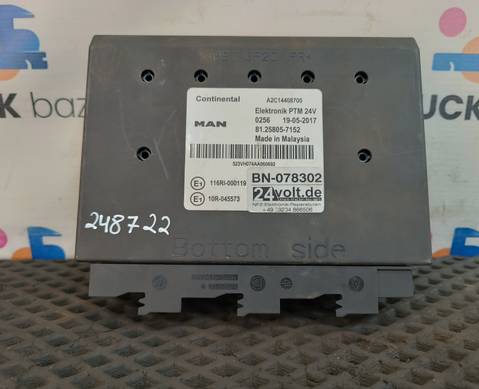 81258057152 Блок управления Elektronik PTM 24V для Man TGX II (с 2012)