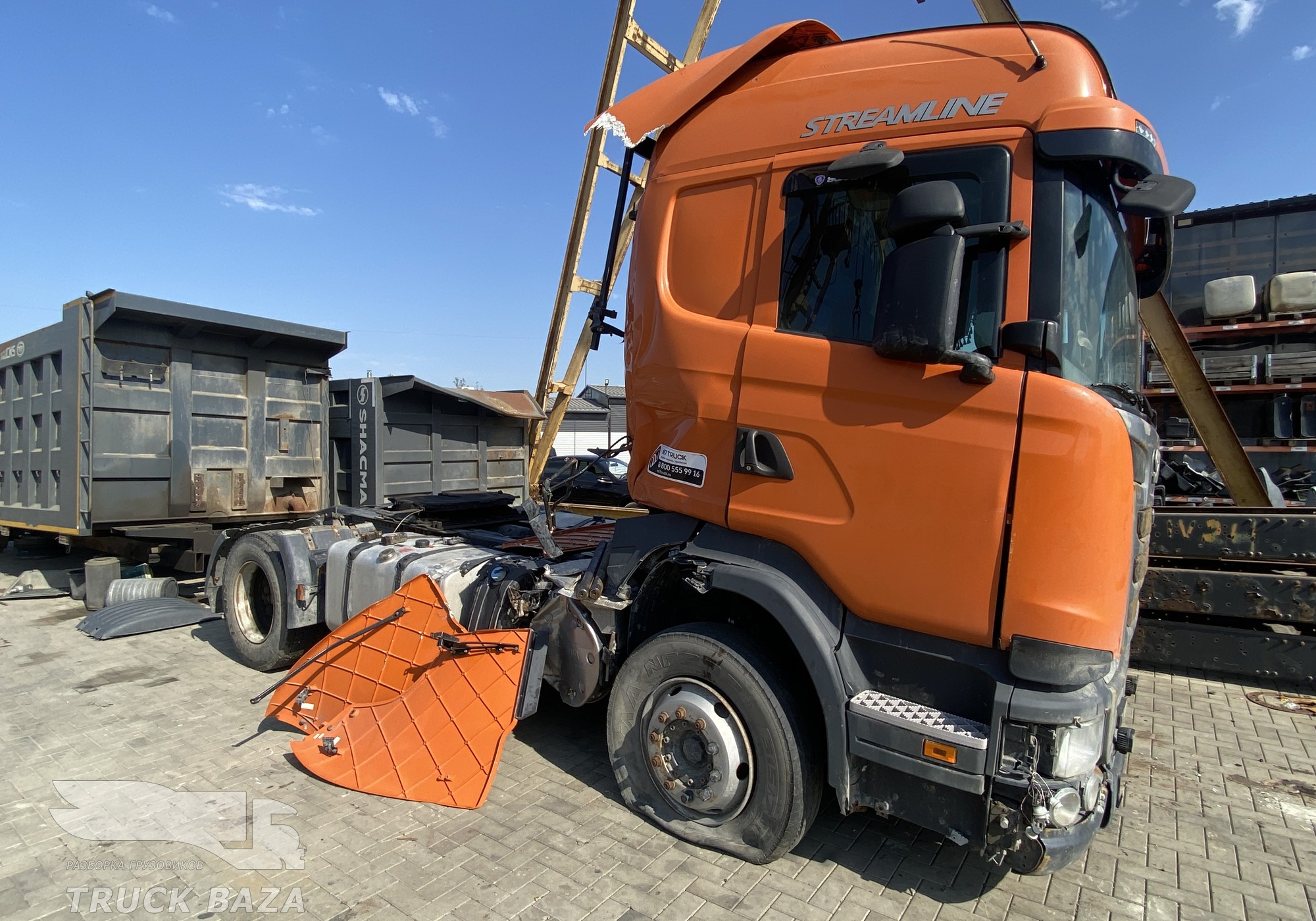Рама с документами 2017 года для Scania 5-series R (с 2004 по 2016)