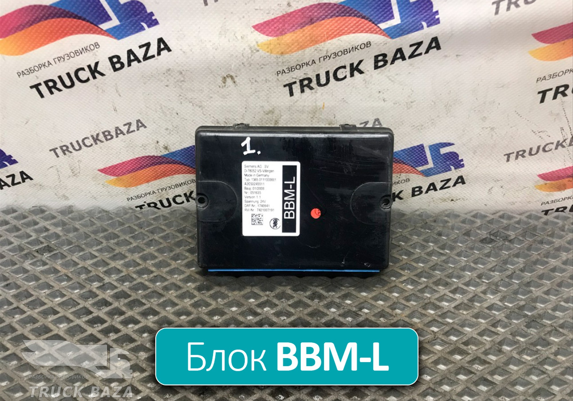 1740941 Блок управления BBM-L для Daf CF II (с 2006 по 2013)