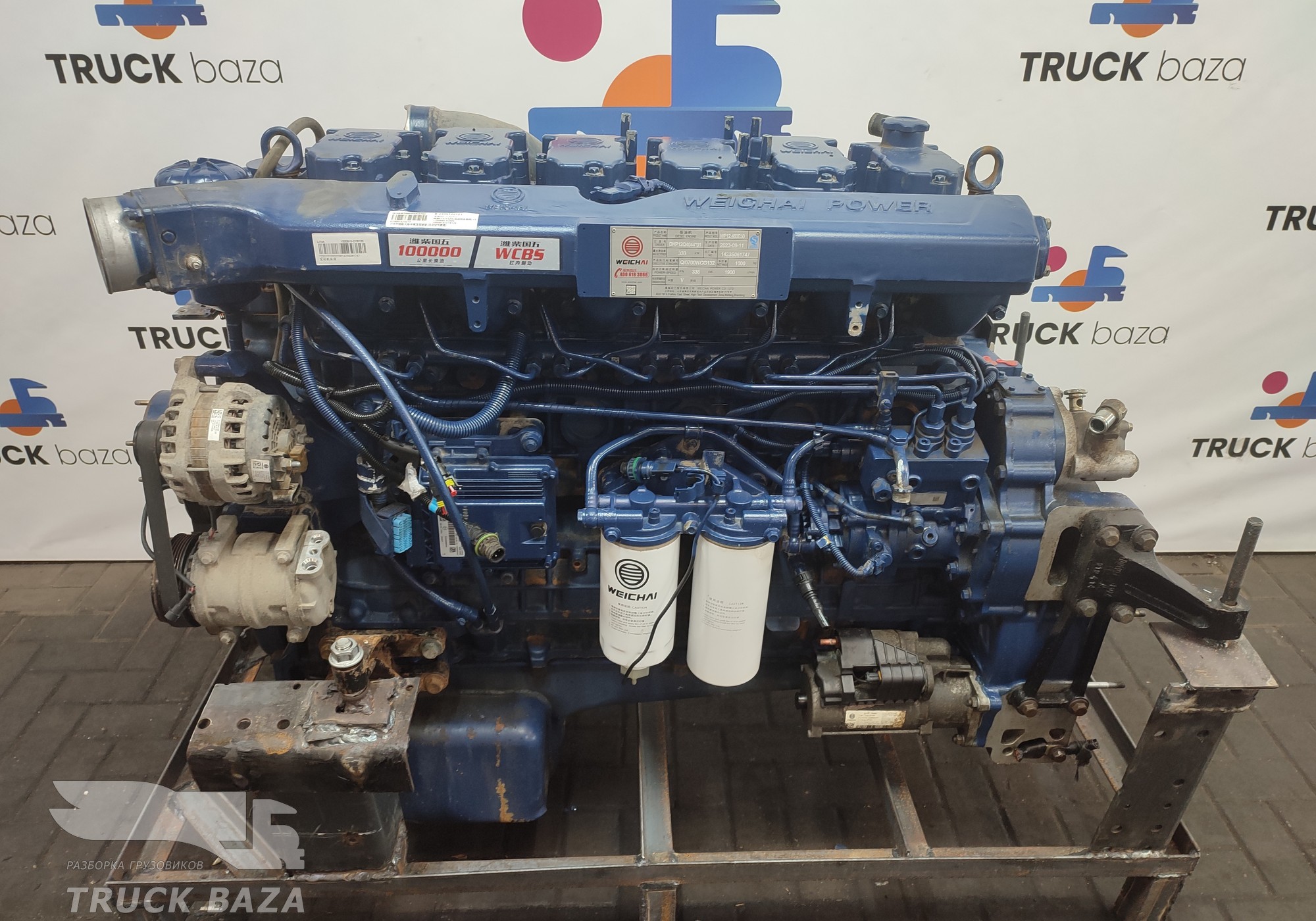 Двигатель WEICHAI WP12 460л.с. Euro 5 2023г. для Faw JH6