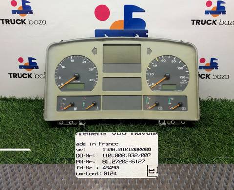 81272026127 Панель приборов для Man TGL I (с 2005 по 2008)