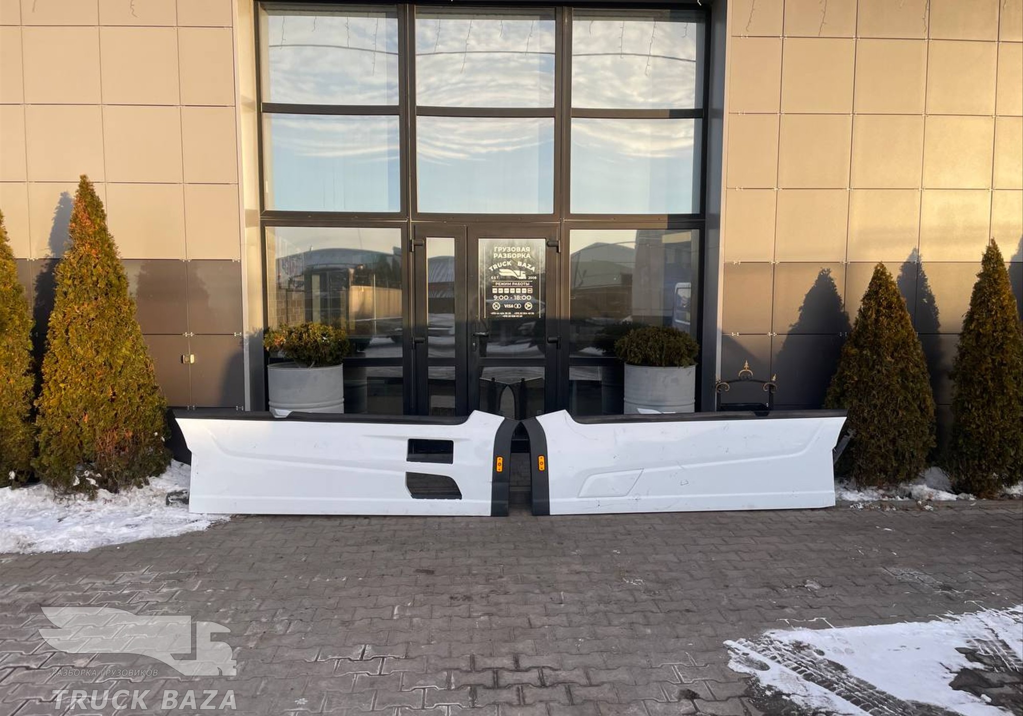 JC46E101D57AE Комплект межосевых спойлеров для Ford F-MAX (с 2018)