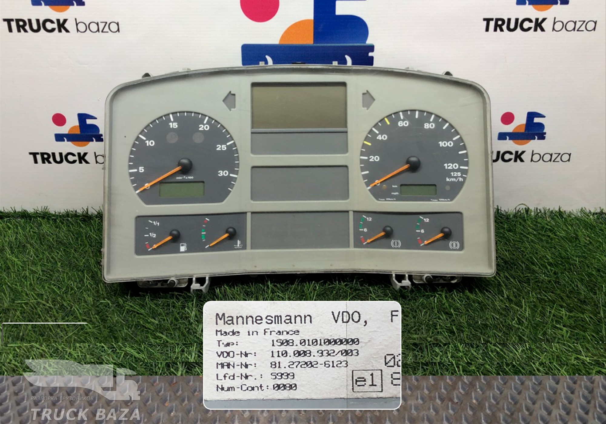 81272026123 Панель приборов для Man TGM