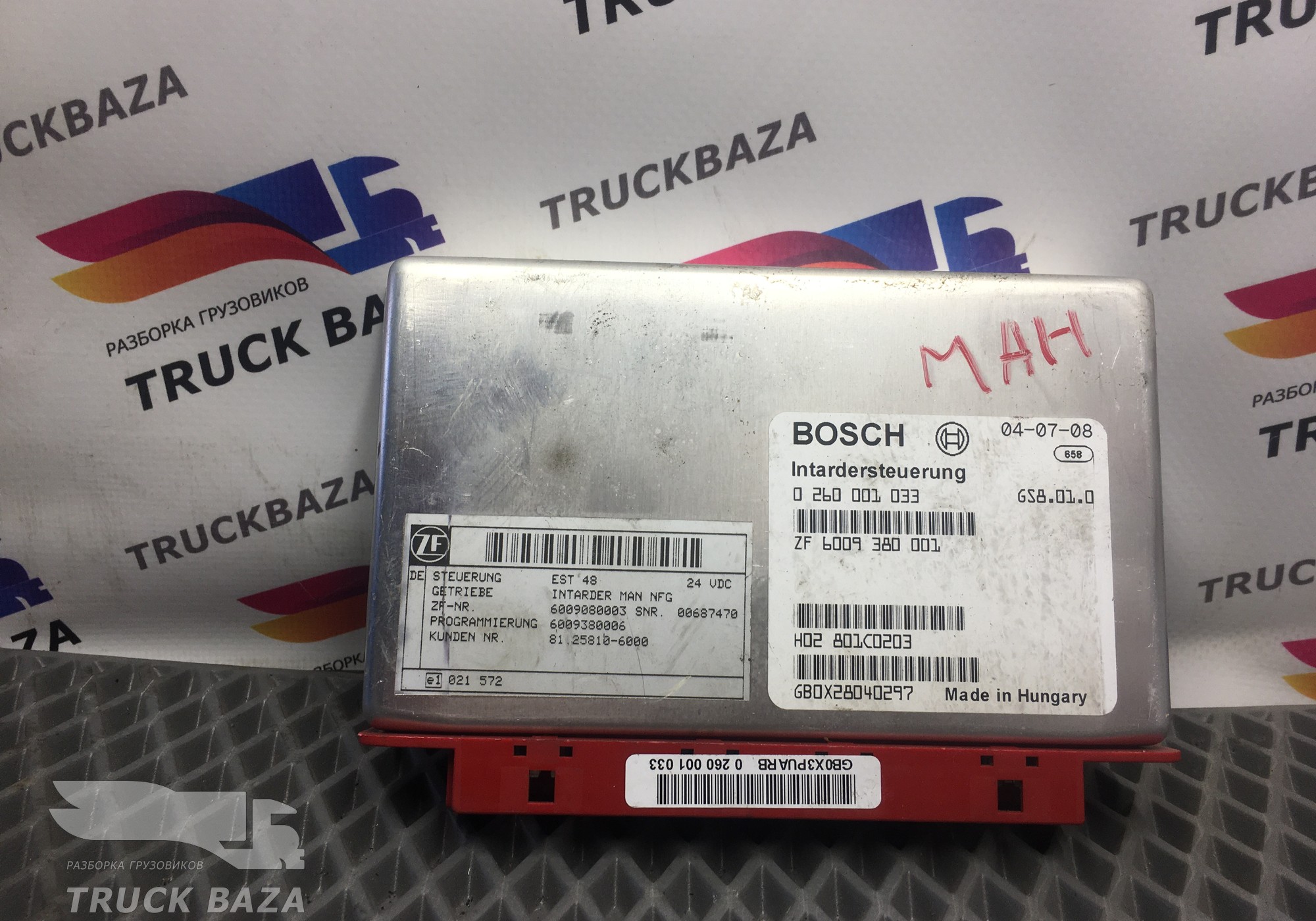 81258106000 Блок управления АКПП для Man TGX