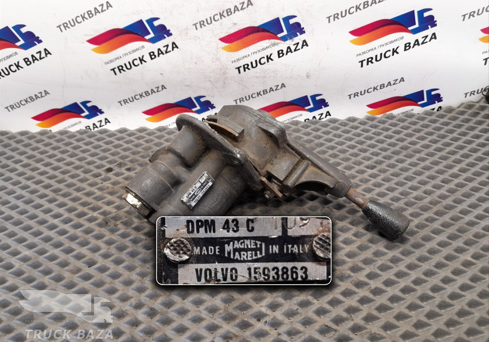 1593863 Кран ручного тормоза для Volvo