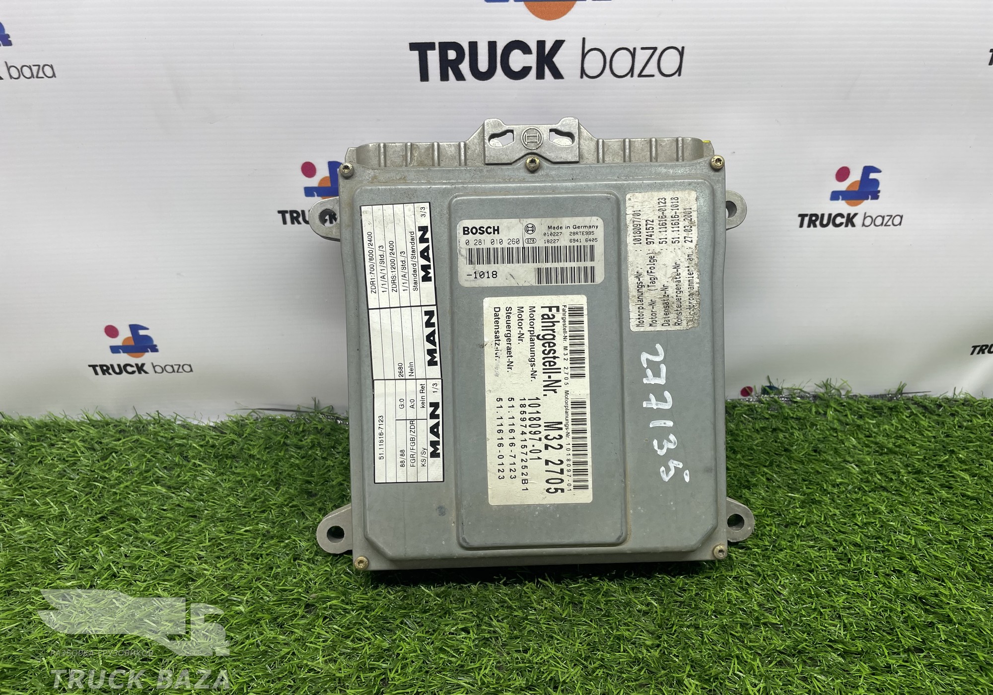 0281010260 Блок управления двигателем D0836 для Man L2000 II Evolution / LE (с 2001 по 2005)