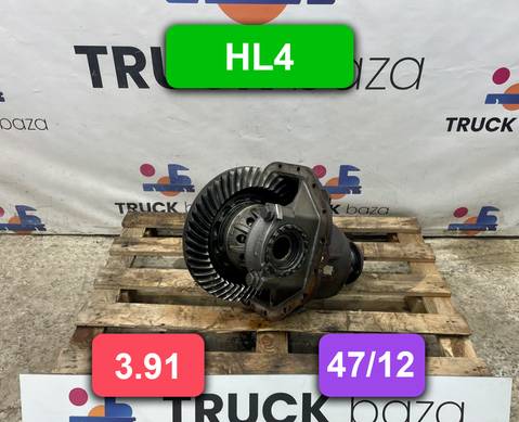004513714 Редуктор заднего моста HL4 3.91 (47/12) для Mercedes-Benz Atego