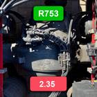 2547843 Редуктор заднего моста R753 2.35 для Scania 6-series R (с 2016)