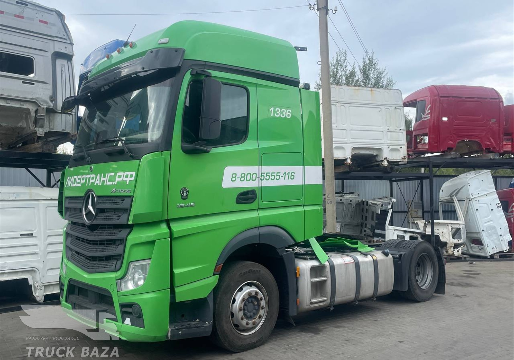 Рама с документами 2020 год цвет Зеленый (цена неактуальна) для Mercedes-Benz Actros New Actros MP4 (с 2011)