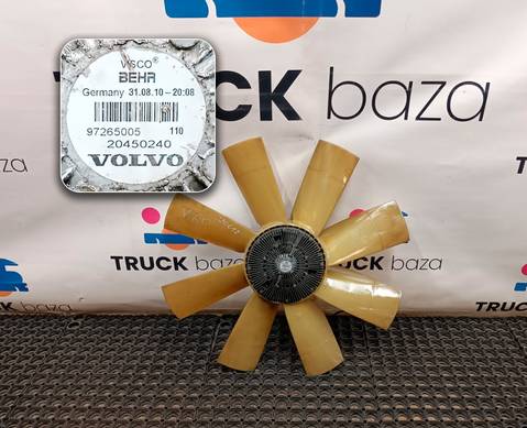 20450240 Вискомуфта c крыльчаткoй для Volvo FH 3 (с 2008 по 2012)