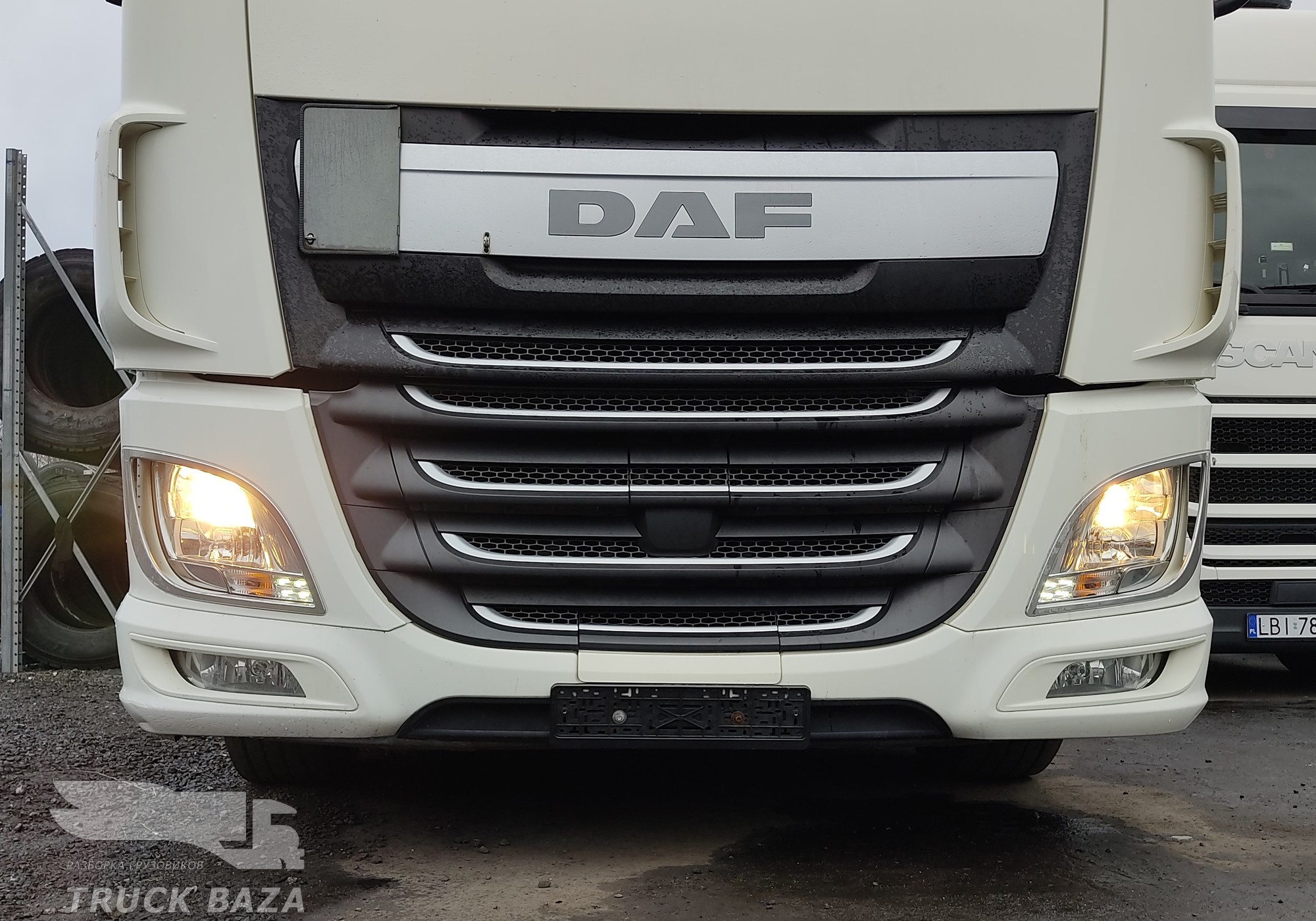 1907076 Бампер в сборе Ноускат Даф для Daf XF106 (с 2012)