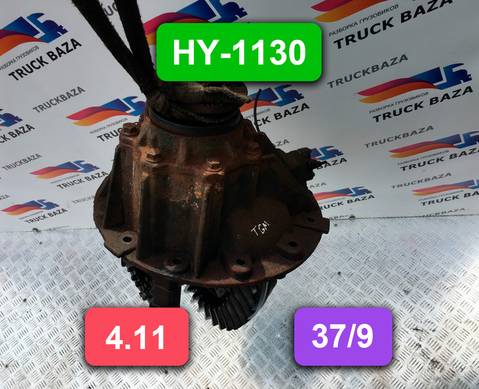 81350106167 Редуктор заднего моста HY-1130 37/9 4.11 для Man TGL