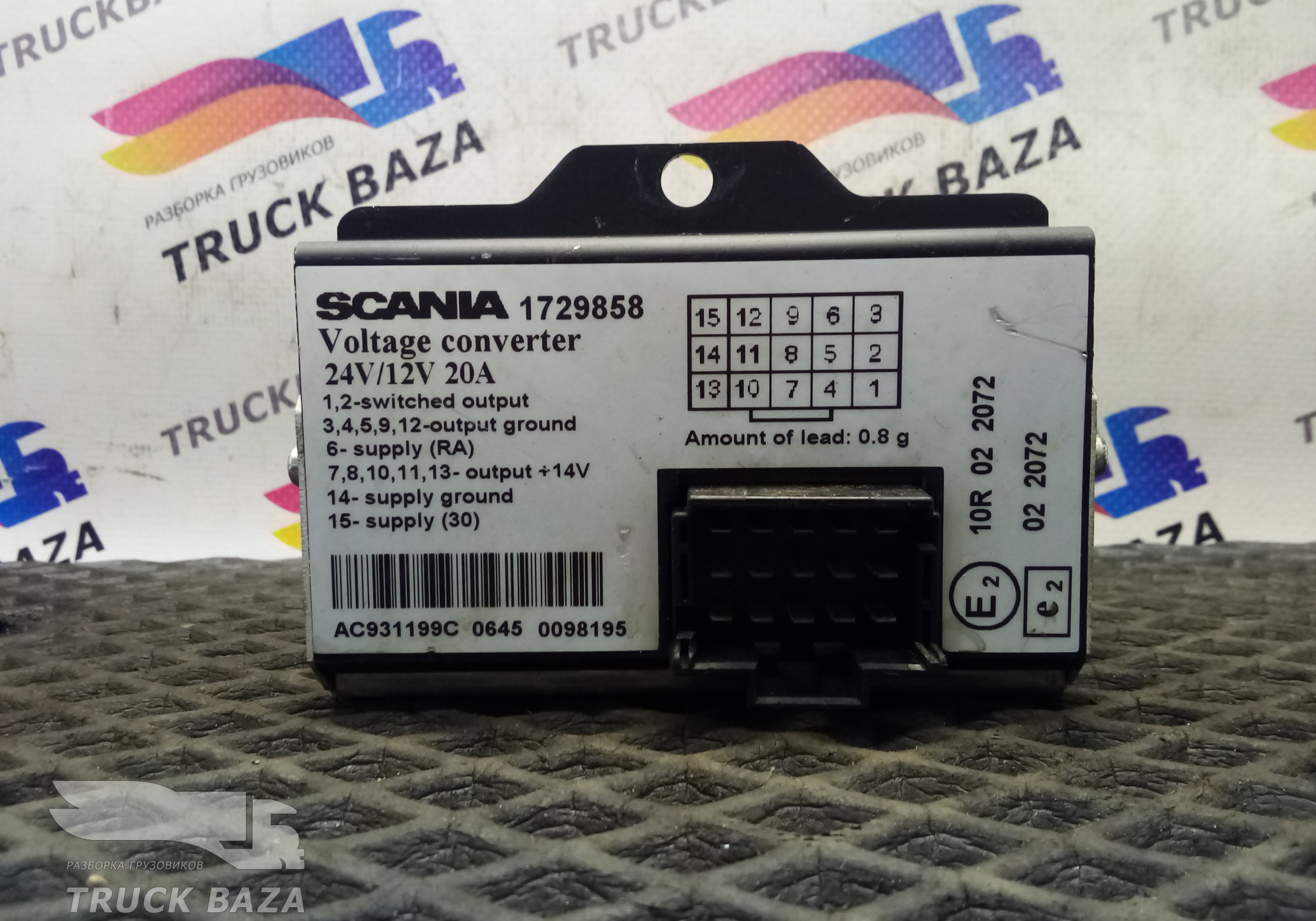 1729858 Преобразователь напряжения для Scania