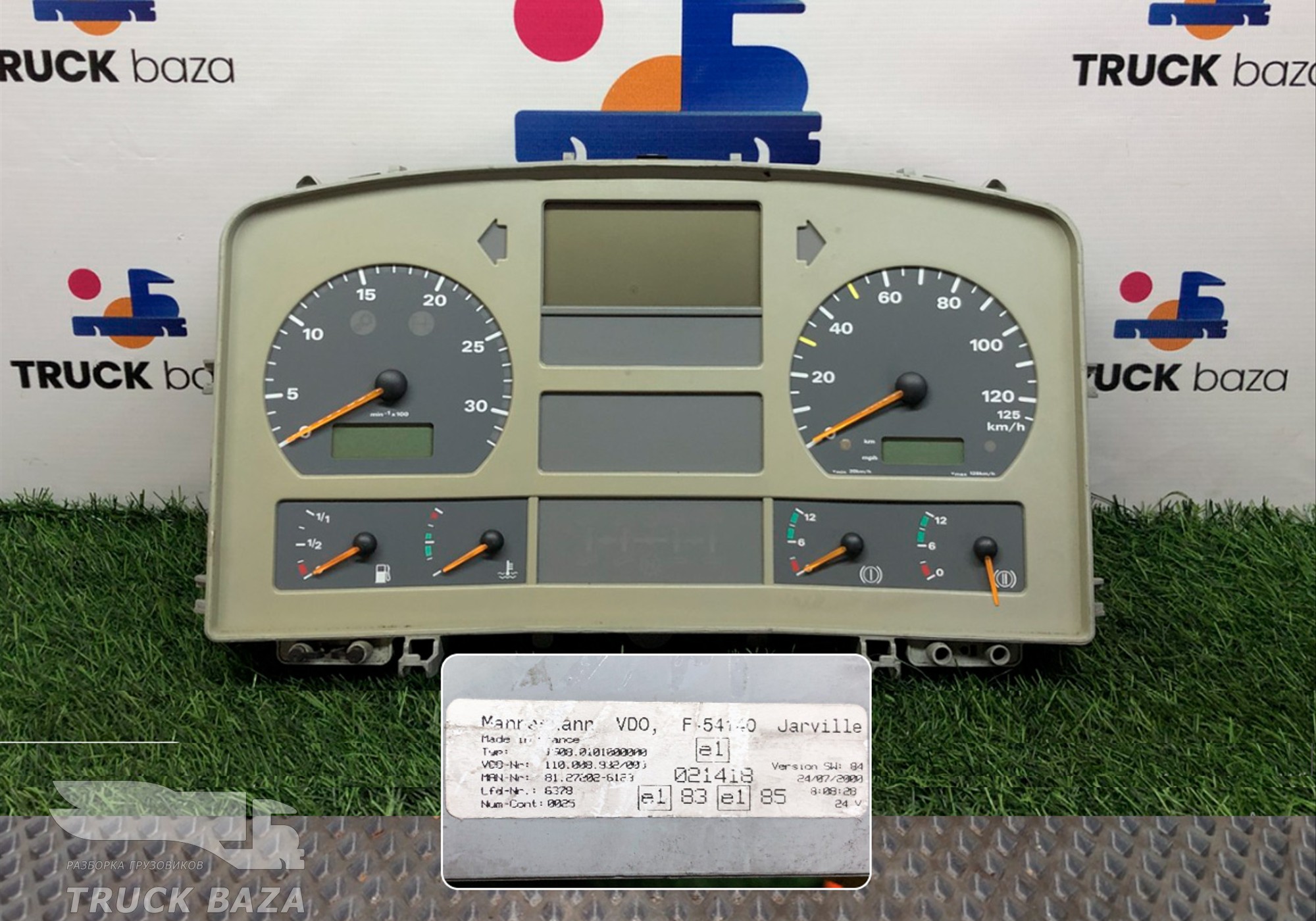 81272026123 Панель приборов для Man TGL I (с 2005 по 2008)