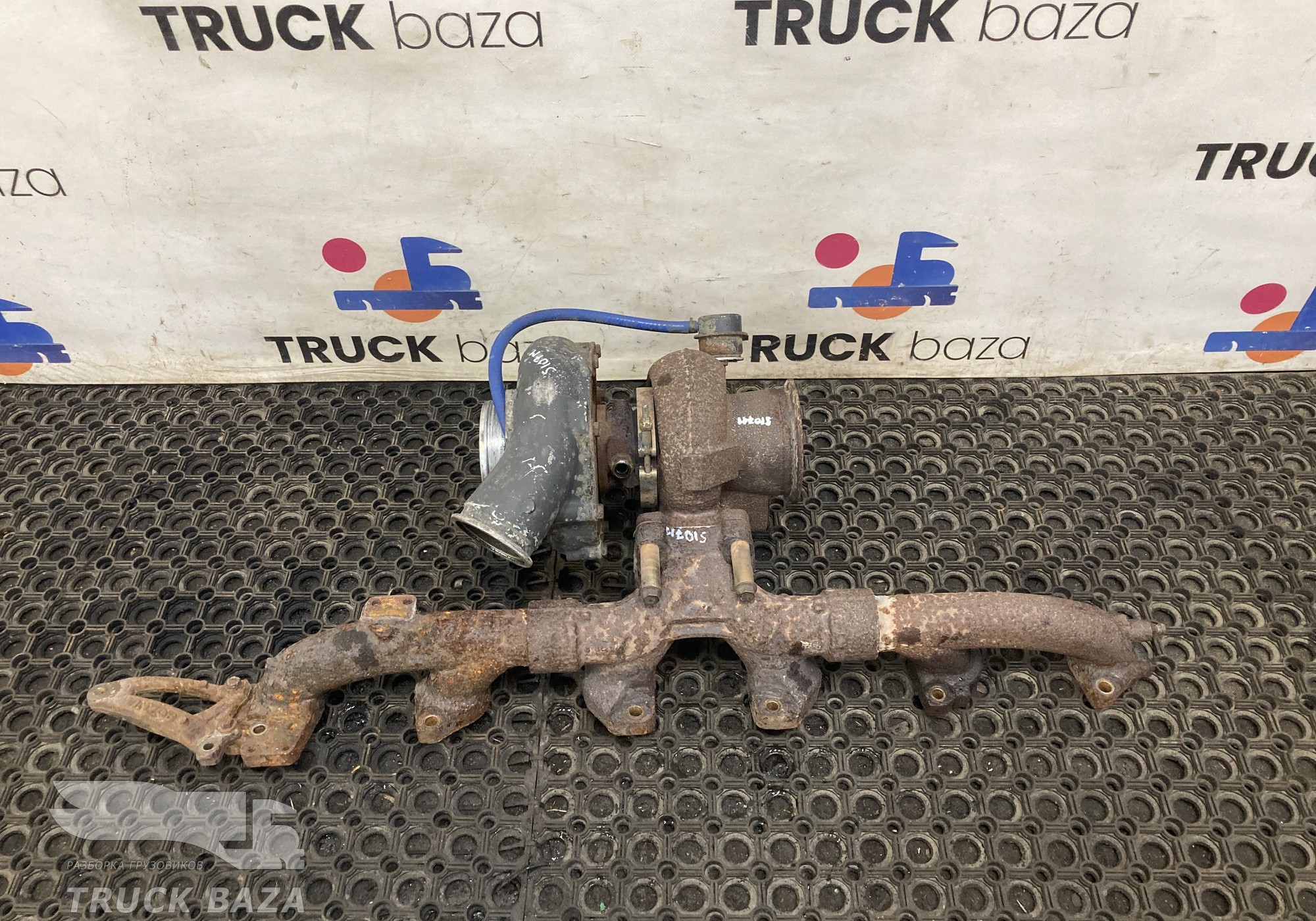 1854855 Турбина Garrett в сборе с коллектором