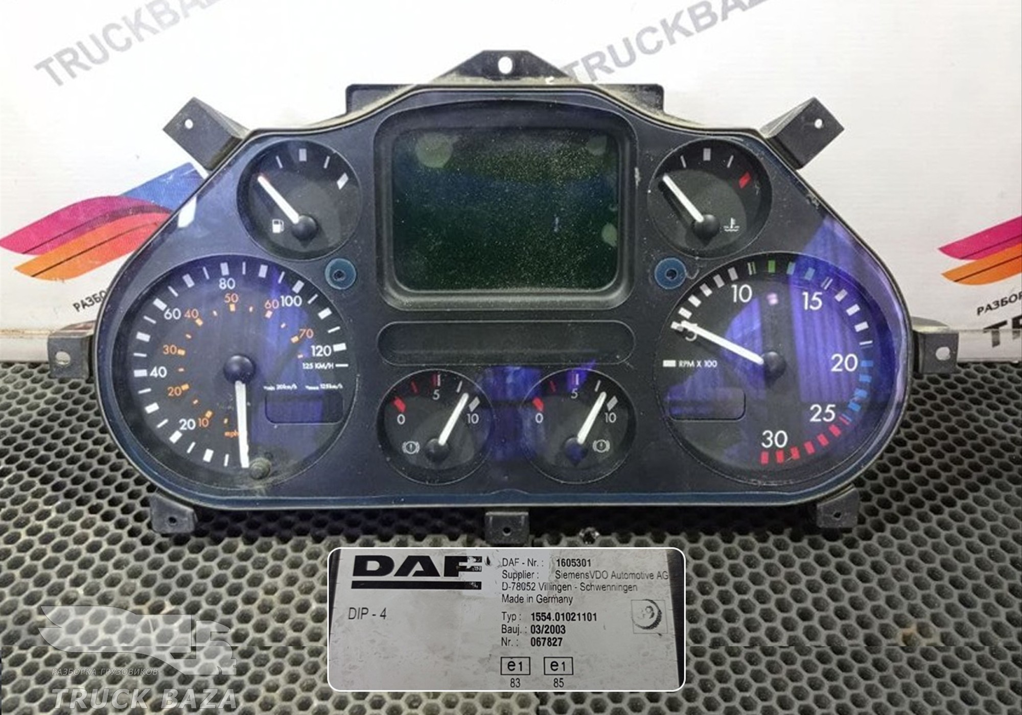 1605301 Панель приборов для Daf CF II (с 2006 по 2013)