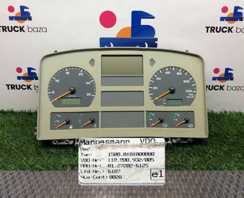 81272026125 Панель приборов для Man TGL I (с 2005 по 2008)