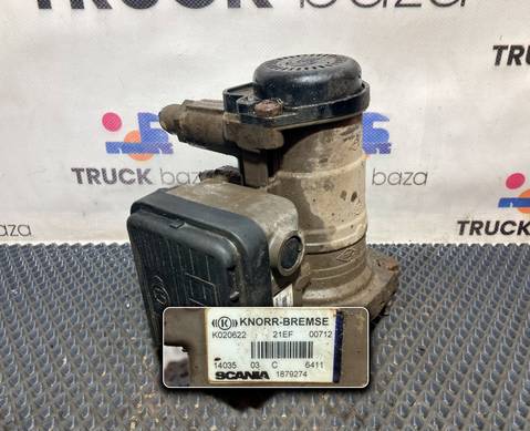1879274 Кран управления тормозами прицепа для Scania