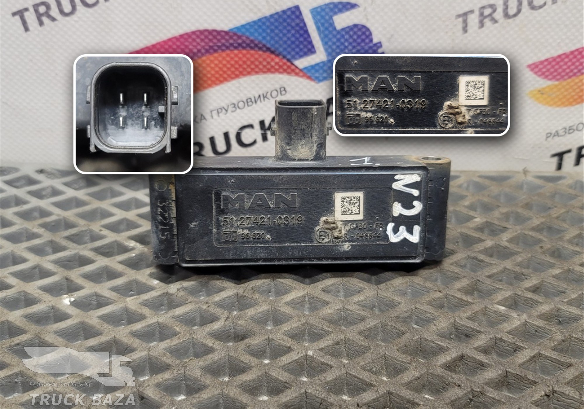 51274210331 Датчик давления выхлопных газов для Man TGX