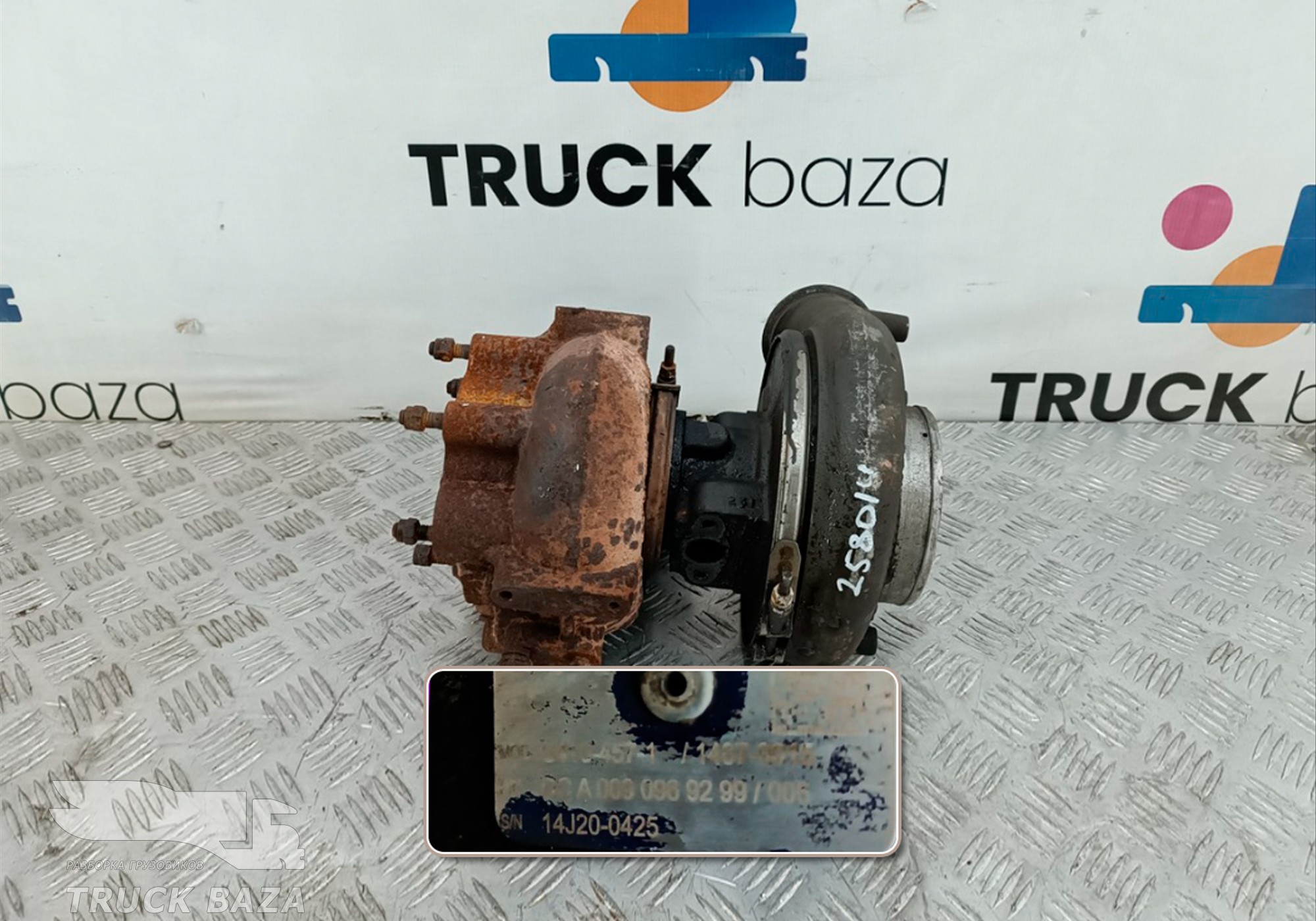 0090969299 Турбина Турбина BorgWarner для Mercedes-Benz Axor