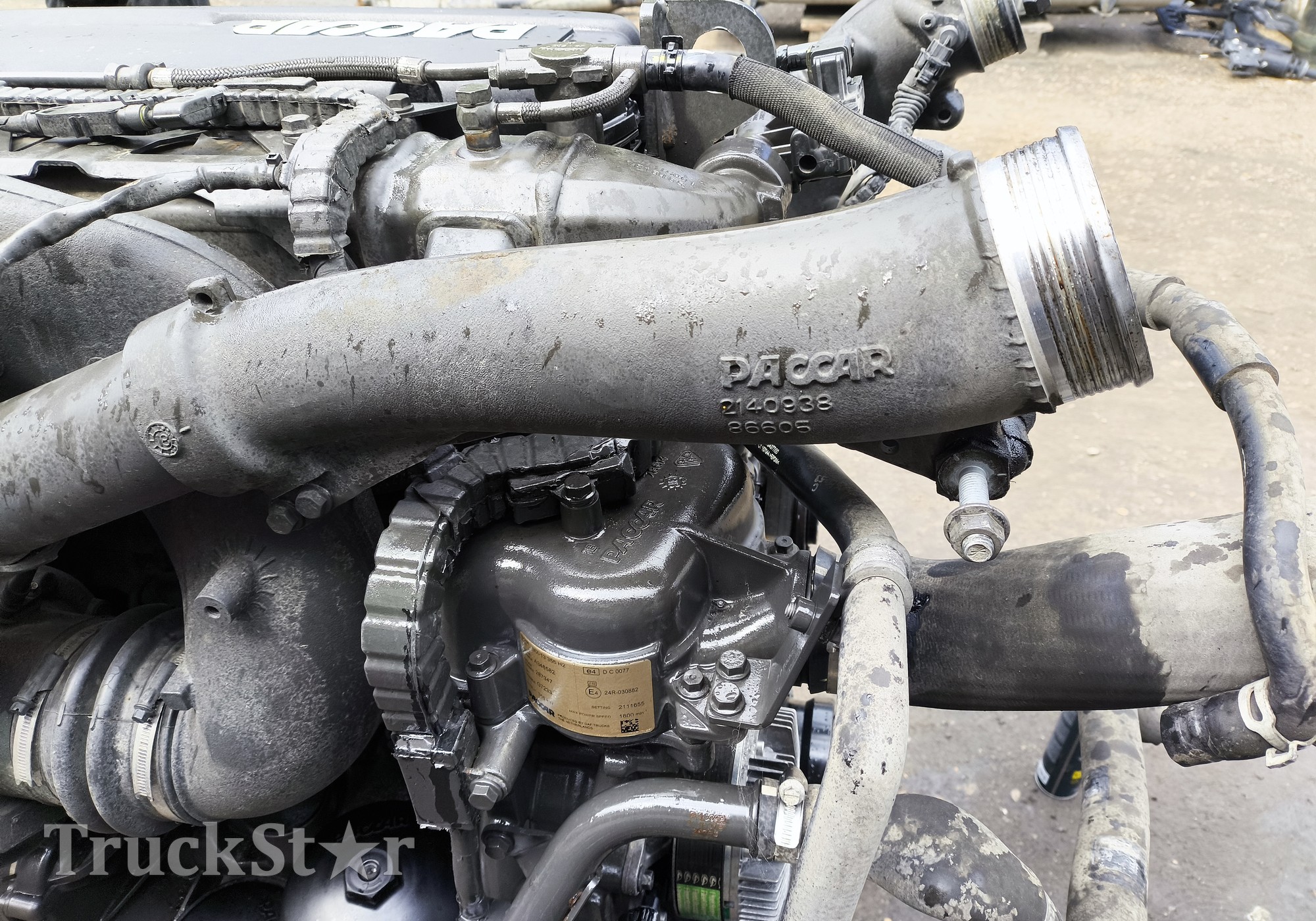 2140938 Патрубок интеркулера 2018г. для Daf XF106 (с 2012)