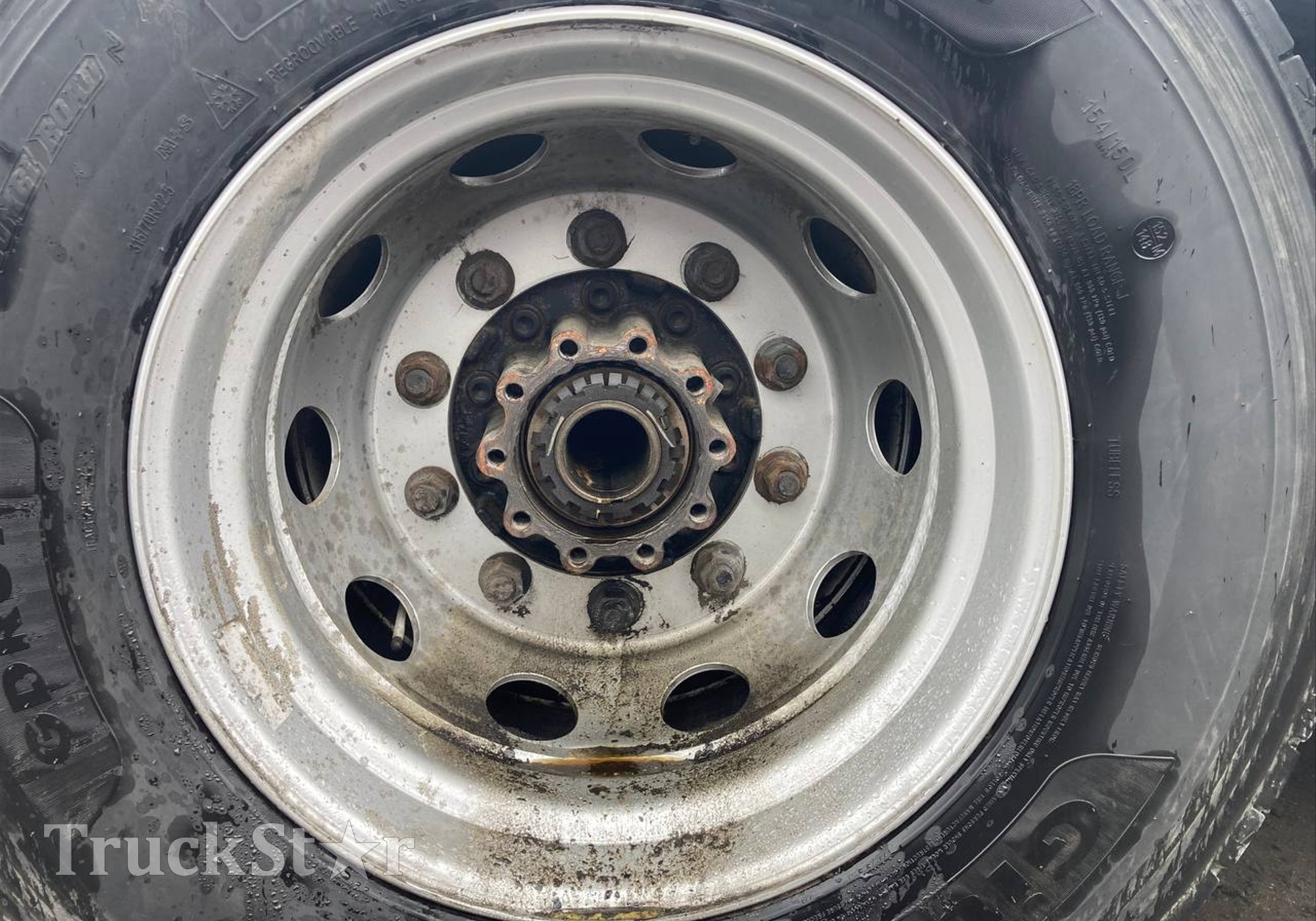 QT485D4403104000 Ступица задняя 2023г для Foton Auman EST