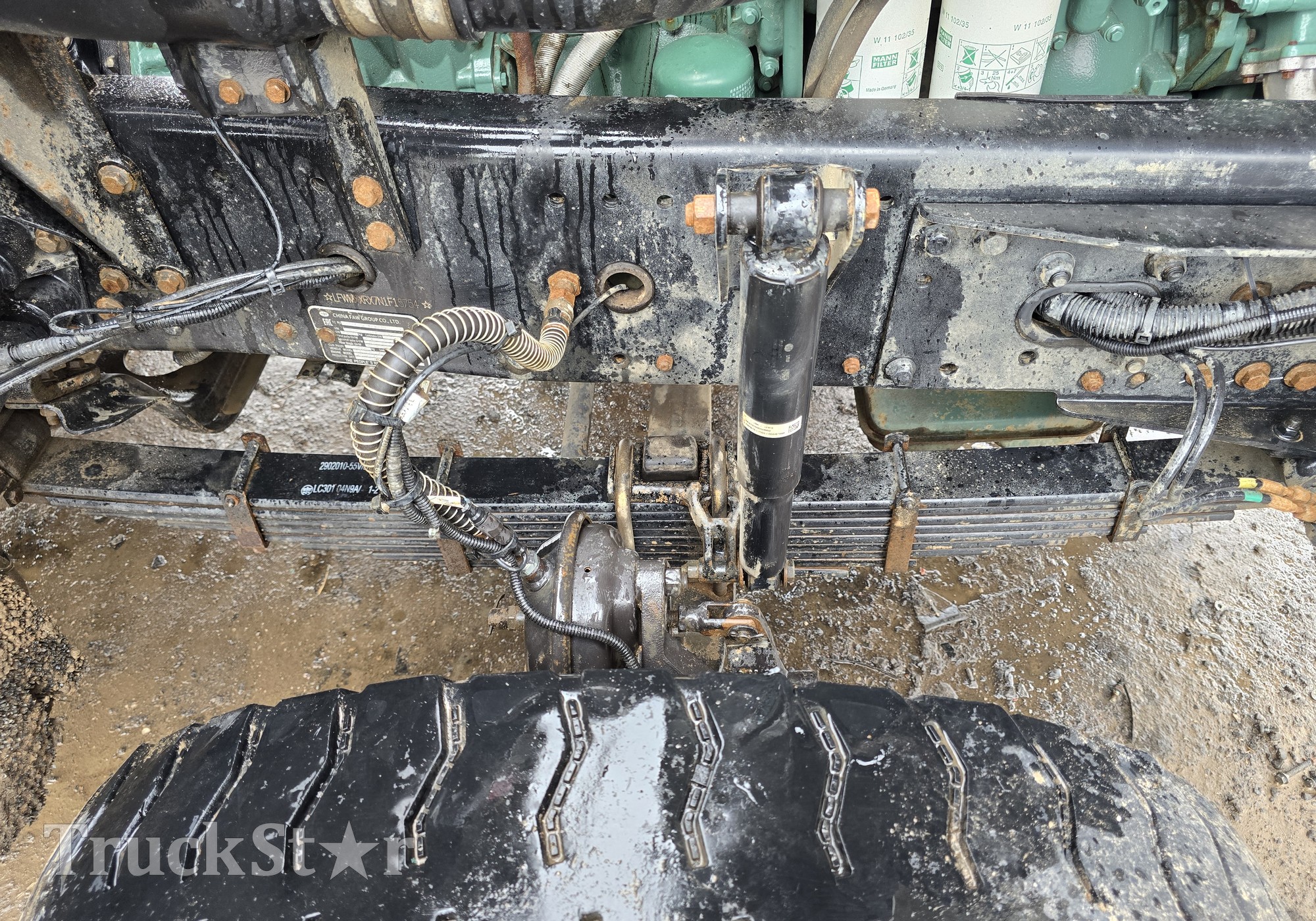 290201055VB Рессора передняя 2022г. для Faw J6 (с 2007)